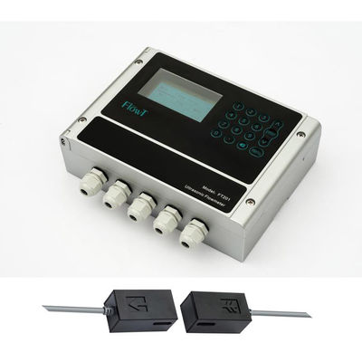 Duvar Tipi Su Akış Ölçer Ultrasonik Doppler Tipi Taşınabilir 12VDC